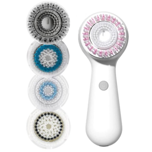 Clarisonic Mia Prima Sonic Facial Cleansing bundle - WHITE (W/ 5 Brushe Heads) - Picture 1 of 14